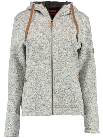 Tom Collins Strickfleecejacke Adisur in mittelgrau