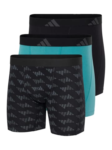 Adidas Sportswear Long Short / Pant Active Flex Cotton in Schwarz / petrol