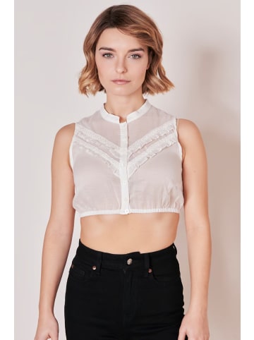KRÜGER Dirndlbluse in Beige