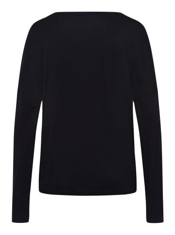 Hanro Longsleeve Yoga in black beauty