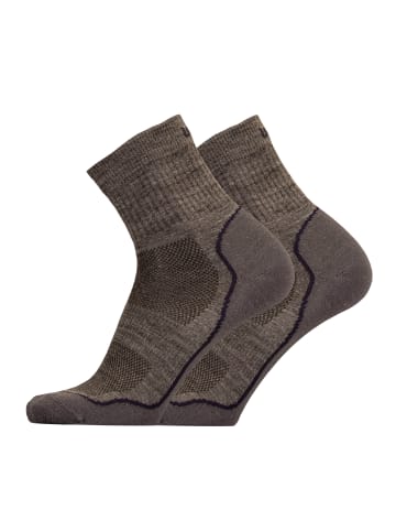 UphillSport Laufsocken 2er Pack in grey/black