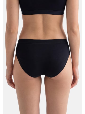 Conta Hüftslip Feinripp in Blau / schwarz