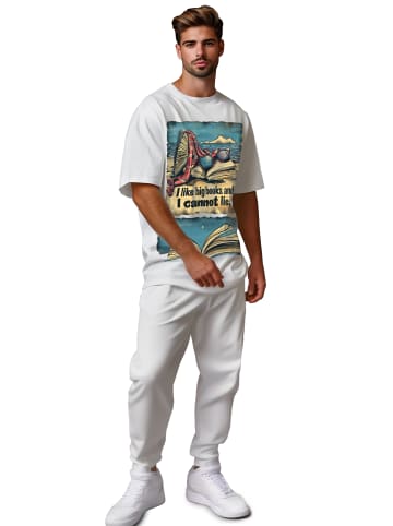 Reichstadt Reichstadt Herren Oversized T-Shirt 24RS057 Beachside Booklover XXL