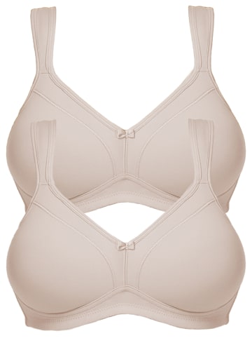 SUSA 2er Pack BH ohne Bügel Topsy in cappuccino cappuccino