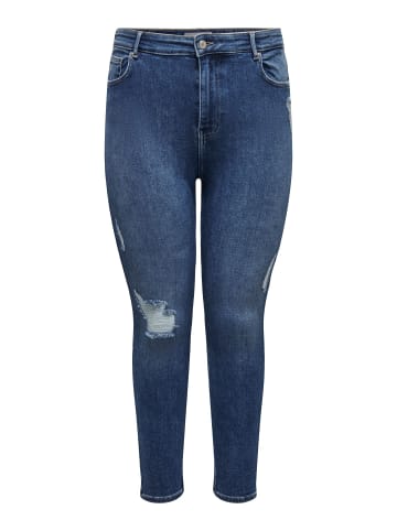 ONLY Carmakoma Skinny Jeans in Medium Blue Denim