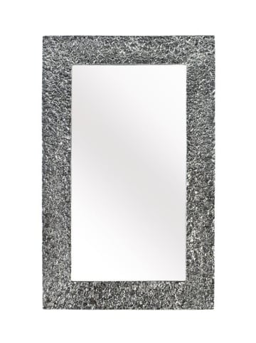 Giner y Colomer Spiegel mit Aluminiumrahmen und spritzerförmigem Relief in Gray