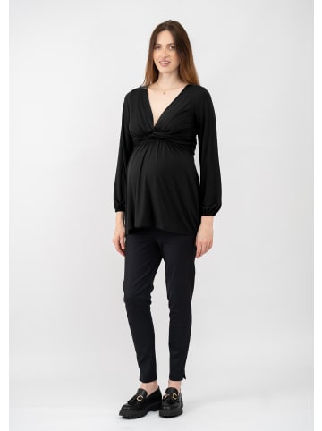 Cool Mama Umstands- und Stillbluse 2 in 1 in SCHWARZ