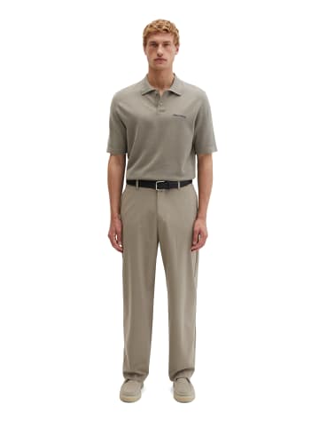 Marc O'Polo Strick-Poloshirt DFB Travel Collection in Frozen Taupe