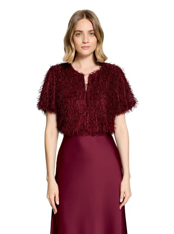 Vera Mont Bomberjacke mit Lurexfaden in Deep Dahlia