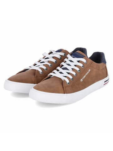 Tom Tailor Low Sneaker in Braun