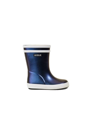 AIGLE Stiefel Baby Flac Irrise in dunkelblau/metallic