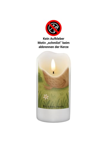 Mr. & Mrs. Panda Wachskerze Hund Keks Design ohne Spruch in Weiß