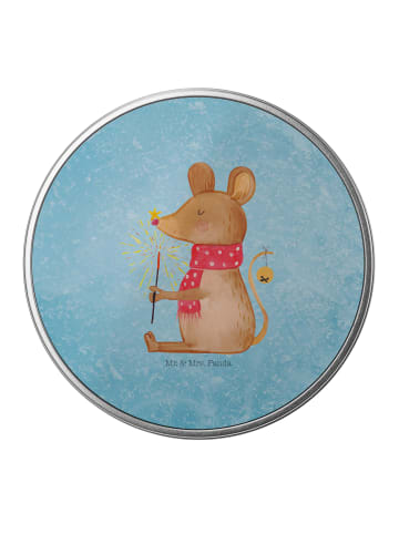 Mr. & Mrs. Panda Kaffeedose Maus Weihnachten ohne Spruch in Eisblau