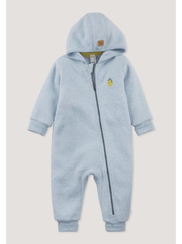 Hessnatur Softfleece Overall Regular in helles jeansblau