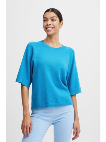 b.young Strickpullover BYNONINA LOOSE S JUMPER - 20813016 in blau