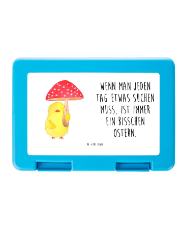 Mr. & Mrs. Panda Aufbewahrungsbox Küken Fliegenpilz mit Spruch in Weiß