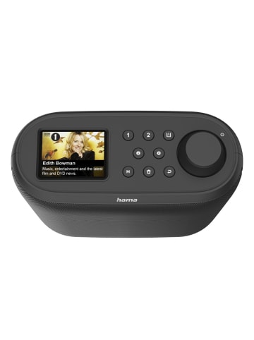 Hama DIR400, DAB+/Internetradio/ Bluetooth® in Schwarz