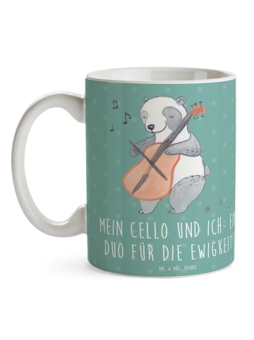 Mr. & Mrs. Panda Pott Zeichenllo Duo mit Spruch in Meeresbrise