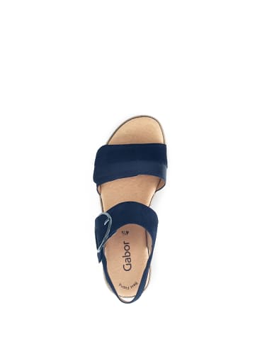 Gabor Fashion Plateau Sandale in blau