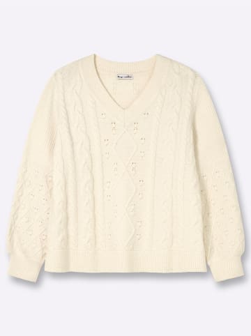 sheego by Joe Browns Langarm-Pullover in champagner