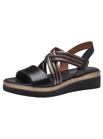 Tamaris COMFORT Sandalette in BLACK METALLIC