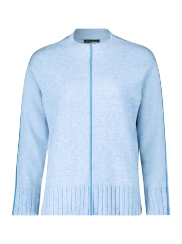 Betty Barclay Strickpullover mit Kragen in Patch Light Blue/Light Blue