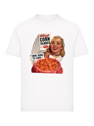 F4NT4STIC T-Shirt Kellogg's Corn Flakes Cereal 1950's in weiß