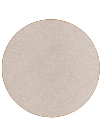 Snapstyle Velours-Teppich Strong Rund in beige