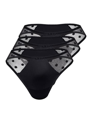 Sassa 3er Pack String in Schwarz