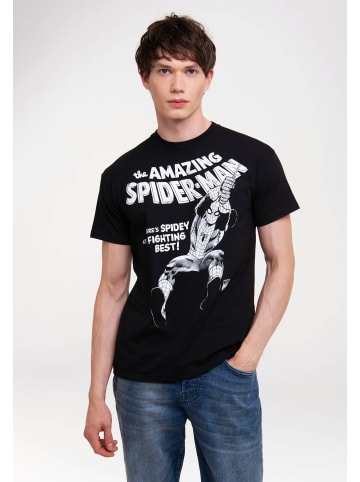 Logoshirt T-Shirt Marvel Comics - Spider-Man, Spidey in schwarz