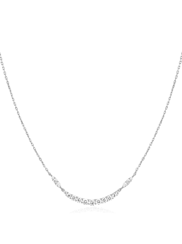 Ania Haie Kette Silver Arc Pavé in silber