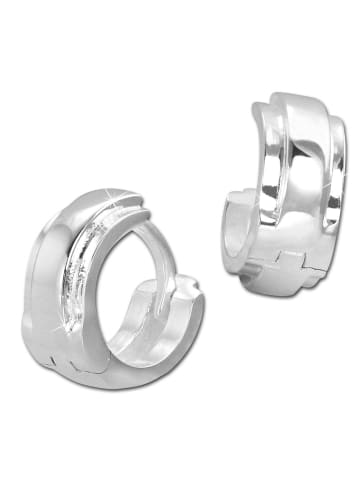 SilberDream 925er Sterling Silber Damen Creolen Ohrring ca. 12mm