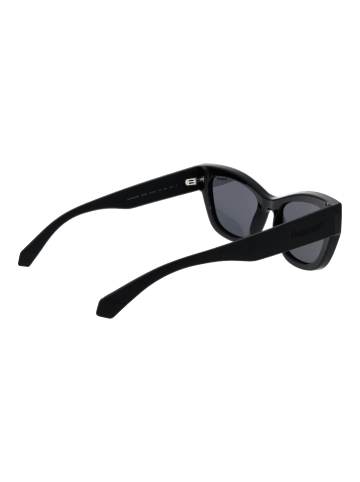 Polaroid Frauen Sonnenbrille Katzenauge Schwarz