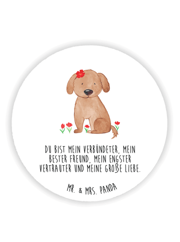 Mr. & Mrs. Panda Magnet für Fotos Hund Dame mit Spruch in Weiß