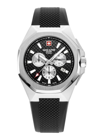 Swiss Alpine Military by Grovana Analoguhr für Herren in Schwarz