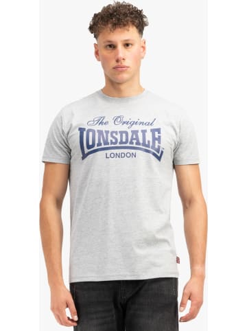 Lonsdale T-Shirt "Colsbrooke Herren T-Shirt normale Passform" in Grau