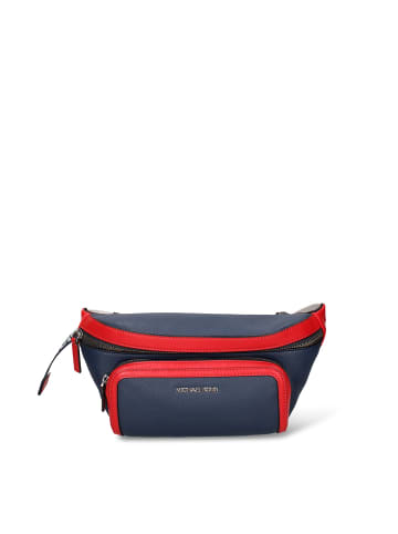 Michael Kors Bauchtasche in NAVY AND RED