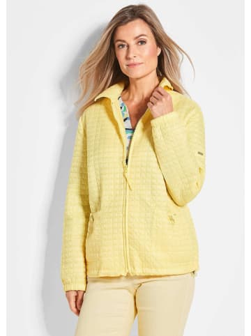 GOLDNER Kurzgröße:  Leichte Jacke mit Waffelstepp in gelb