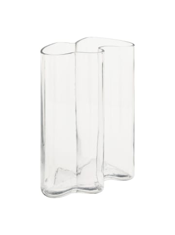 Atmosphera Créateur d'intérieur Glasvase KADE in Transparent, (B) 11,5 x (H) 25 x (L) 19 cm
