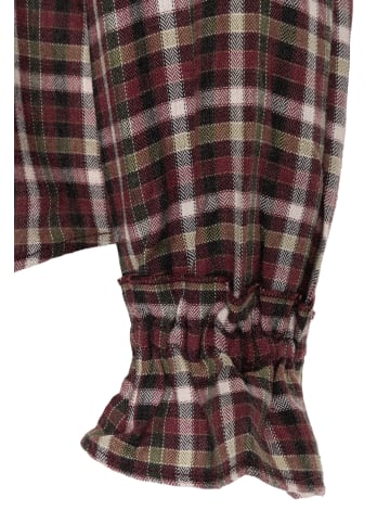 More & More romantische Karobluse, Rüschendetails in multicolour check