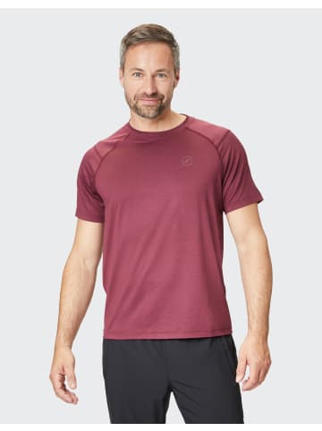 Joy Sportswear Rundhalsshirt JULES in redwood melange