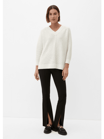 s.Oliver Strickpullover langarm in Creme