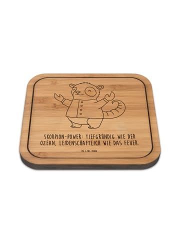 Mr. & Mrs. Panda kunststoff untersetzer Skorpion Astrologie mit ... in Transparent