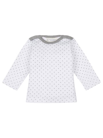 Sense Organics Organic Baby Langarmshirt "Luna" in Weiß-Grau