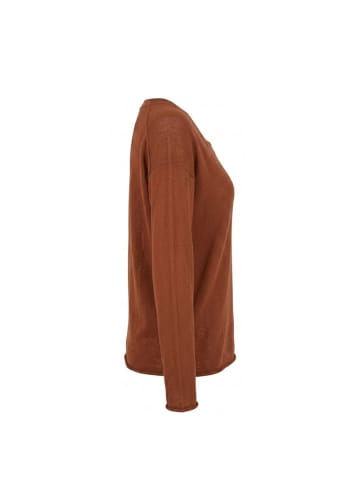 Malo Braun Baumwolle Damen Pullover