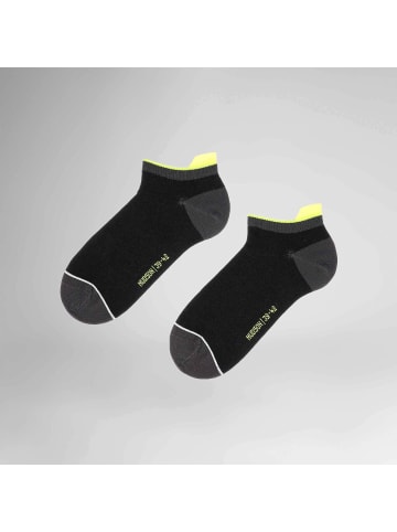 Hudson Sneakersocken Sporty Lip sportlich in Black