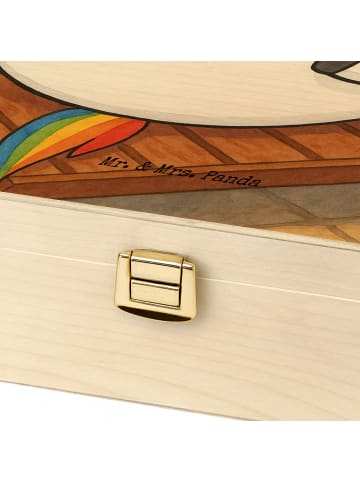 Mr. & Mrs. Panda Aufbewahrungsbox für Teebeutel Einhorn Blümchentail... in Weiß