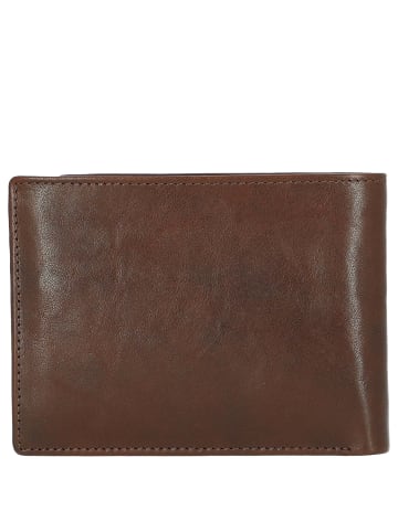 BRIC`s Monte Rosa - Kreditkartenetui 13 cm RFID (black) in braun