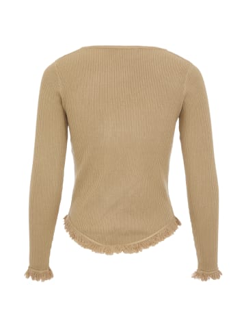qisha Strickpullover in Taupe