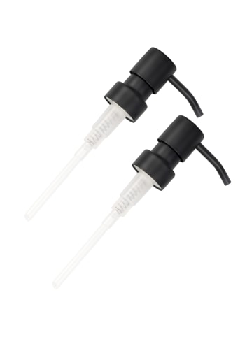 bremermann Ersatz Seifenspenderpumpkopf 2er Set PIAZZA BLACK ca. 6,7 x 16,5 x 3 cm (B/H/T)